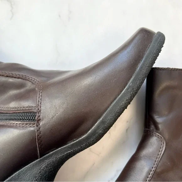 Martino Lindsay Weatherproof Leather Canadian Made Women's Boots Brown Size 10 - Picture 6 of 15